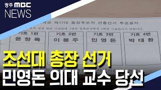 조선대 총장 선거 민영돈 의대 교수 당선