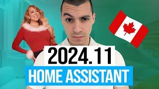 Home Assistant 2024.11 : La liste des changements !