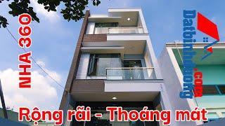 Bán nhà Dĩ An - Mẫu nhà Ống 3 tầng đẹp hiện đại, có thiết kế thông minh rộng rãi