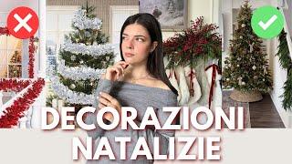 DECORAZIONI NATALIZIE: quali EVITAREo acquistare️ *elegante e sostenibile*