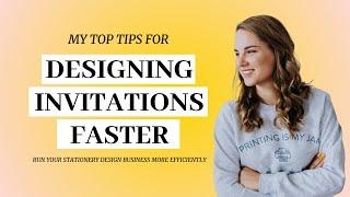 How to Design Faster | Stationery Business Efficiency Tips