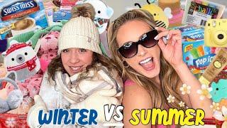 WINTER ️VS SUMMER ️ TARGET SHOPPING CHALLENGE!