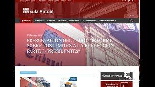 Nueva Plataforma Aula Virtual del Poder Judicial del Perú