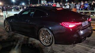 BMW M4 competition 2025 VS 870HP Audi TTRS VS staged m340i