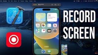 Record iOS Simulator Screen - Xcode