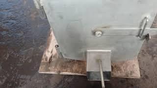 Печь из нержавейки для сауны или бани ,с баком для воды.