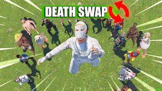 Rust Death Swap but with 20 CONTENT CREATORS