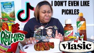 TRYING VIRAL TIKTOK PICKLES.. WHAT MADE YALL THINK THIS WAS OK!? |RYKKY|