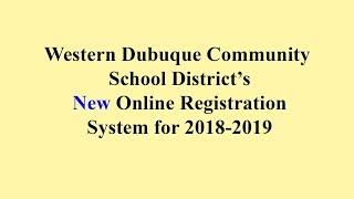 Introduction to Using WDCSD's Online Registration System