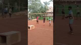 volley ball  practice