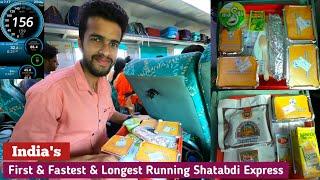 India's First Shatabdi Express - New Delhi to Rani Kamlapati Shatabdi Express | Food & Ticket Charge