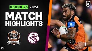 NRL 2024 | Wests Tigers v Sea Eagles | Match Highlights