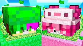 OrKsui vs Leah MILLIONÄR HAUS BAU CHALLENGE in Minecraft!