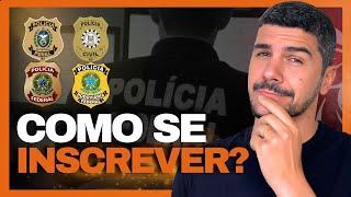 COMO SE INSCREVER EM CONCURSOS POLICIAIS