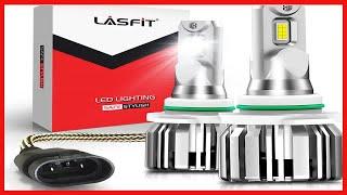 LASFIT H10 LED Fog Light Bulbs, 9145 9140 Led Bulbs 5000Lm Extremely Bright 6000K Cool White