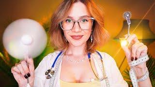 ‍️ АСМР НЕРАЗБОРЧИВЫЙ ВРАЧ  Медосмотр, Измерения, Проверка Рефлексов asmr inaudible doctor exam