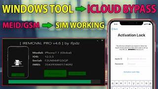 Windows Tool MEID/GSM iCloud Bypass Sim Working