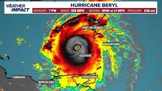 Hurricane Beryl update: Chief Meteorologist David Paul has the projected path, models and more