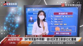 BNT疫苗9/1將抵台! 341萬人搶 注意疲倦.頭痛等副作用｜#記者說新聞 @globalnewstw 20210831