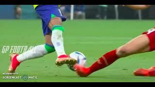 Neymar ankle injury world cup 2022 Qatar Brazil Serbia - SLOW MOTION