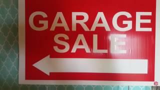 WDS Premium 4 Pack Garage Sale Signs