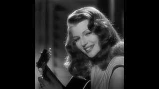 Only time you hear Rita Hayworth's real singing voice, Gilda, 1946