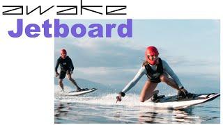 Awake Jetboard trailer featuring the Swedish electric surfboard