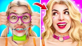 From Nerd To Beauty! Extreme Makeover With Gadgets From TikTok!