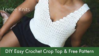 Easy Crochet Crop Top Video