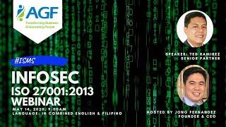 Webinar: ISO 27001:2013 Information Security Management System Awareness