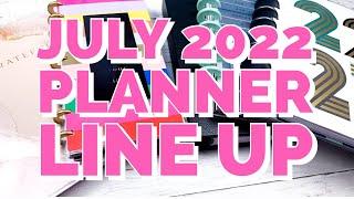 July 2022 Planner Line Up!