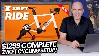 Zwift RIDE Indoor 'Smart Frame' Review // $1299 Complete Zwift Cycling Setup!