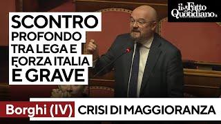 Borghi (Italia Viva): "Rottura nella maggioranza è profonda". Lo scontro Lega-FI spiegato bene