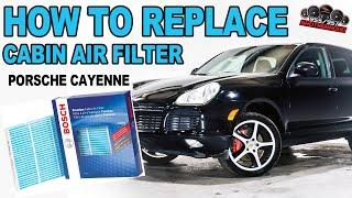 How To Replace Porsche Cayenne Cabin Air Filer - DIY PROJECT