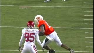 Broderick Brown incredible interception Bedlam 2010