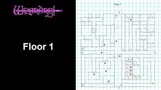 WIZARDRY I (PC) Floor 1 | Blind Playthrough | No Commentary