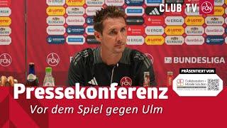 RE-LIVE: Die PK vor dem Spiel gegen Ulm | 1. FC Nürnberg