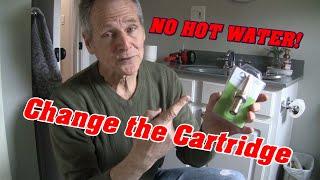 NO HOT WATER! changing a Symmons Shower Value, cartridge replacement.