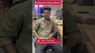 12 hours Railway Marathon | 8 am - 8 pm | Veranda Race