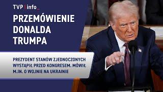 Przemówienie Donalda Trumpa w Kongresie. "Dostałem list do Zełenskiego"