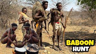 Eating BABOONS with the Hadzabe Tribe | Hadza land