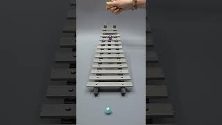 Satisfying video glockenspiel and pearl balls #dominogirl