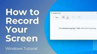 How to Record Your Screen in Windows 11 (No Software Needed)