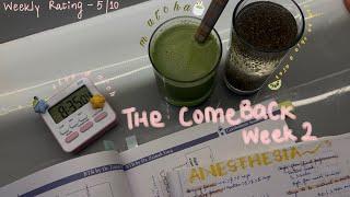 The comeback|Neet pg #neetpg #neet #gym #studywithme #matcha #vlog #weeklyvlog