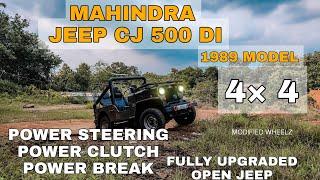 mahindra jeep cj 500 di modified open jeep | full review | offroad jeep | modified wheelz