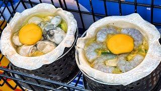 Huge Oyster Fried Buns!  14 Pop Vendors inTaiwan Night Market