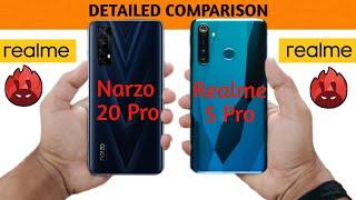 Realme Narzo 20 Pro Vs Realme 5 Pro Full Detailed Comparision|AnTuTu Score|Big Battery|Fast Charging