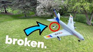 I CRASHED my NEW RC Plane