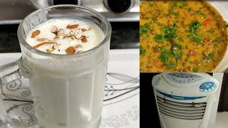 Vlog# 9 Lassi | Masoor Kadhi Recipe | Summer food