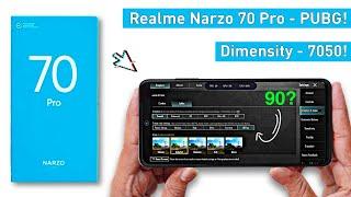 Realme Narzo 70 Pro Pubg Test - Graphics Test - Dimensity 7050.!